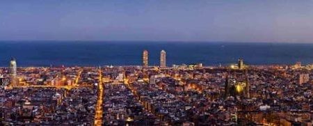 Skyline Barcelona foto 2. Decoración con fotos