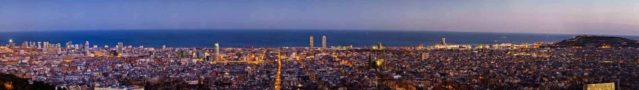 Skyline Barcelona foto 2. Decoración con fotos