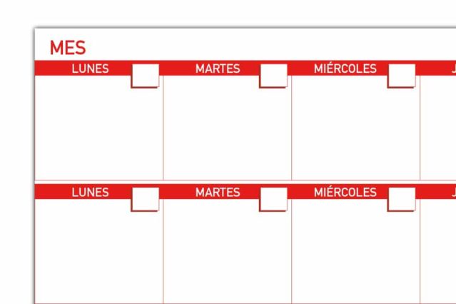 Planning mensual - 2