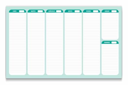 planning semanal