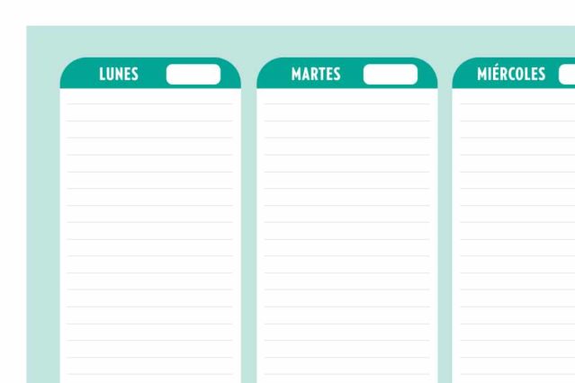 planning semanal