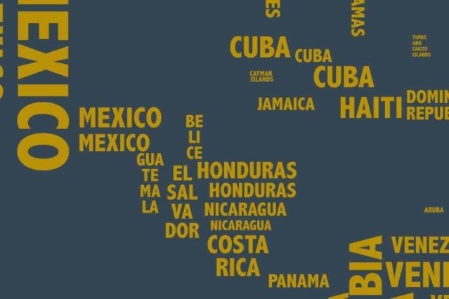 Mapa tipográfico marino con soporte - Imagen 4