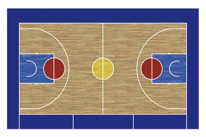 Pizarra velleda cancha de basket - Para aficionados al basket - Wit Lab