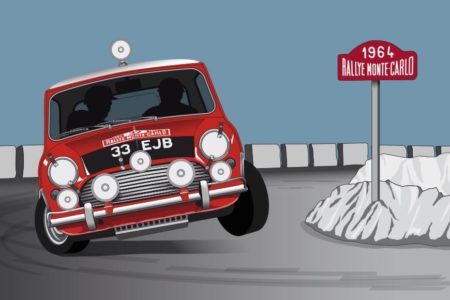 Póster del Mini Cooper S en Montecarlo