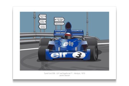 Tyrrell 006 en Montjuïc