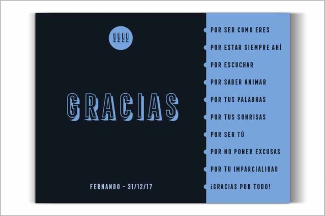 Gracias por