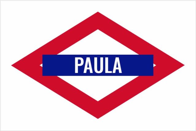 Placa de metro